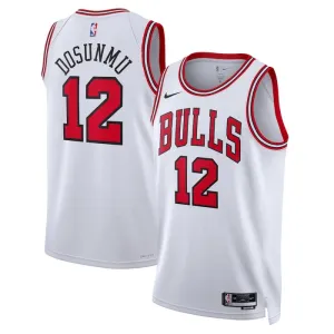 Nike Muški Dres Chicago Bulls Ayo Dosunmu 12 Association Edition Swingman Bijela