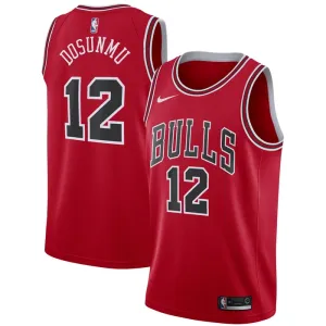 Nike Muški Dres Chicago Bulls Ayo Dosunmu 12 Icon Edition Swingman Crvena