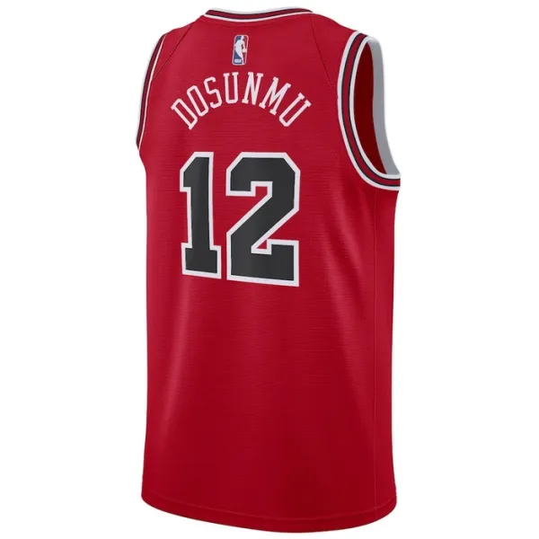 Nike Muški Dres Chicago Bulls Ayo Dosunmu 12 Icon Edition Swingman Crvena