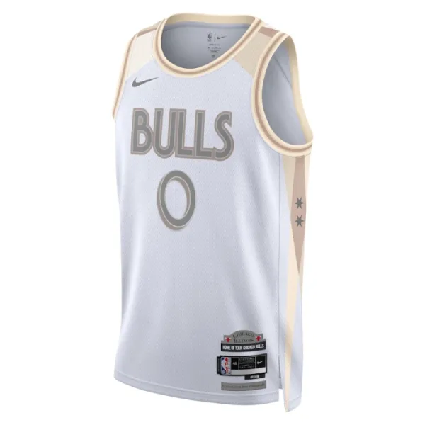 Nike Muški Dres Chicago Bulls Coby White City Edition 2024/25 Swingman Bijela