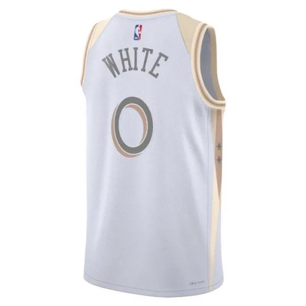 Nike Muški Dres Chicago Bulls Coby White City Edition 2024/25 Swingman Bijela