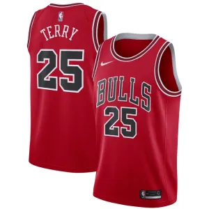 Nike Muški Dres Chicago Bulls Dalen Terry 25 Icon Edition Swingman Crvena