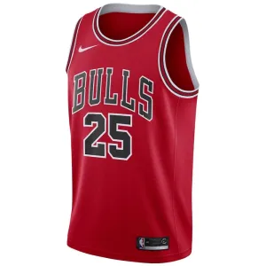 Nike Muški Dres Chicago Bulls Dalen Terry 25 Icon Edition Swingman Crvena