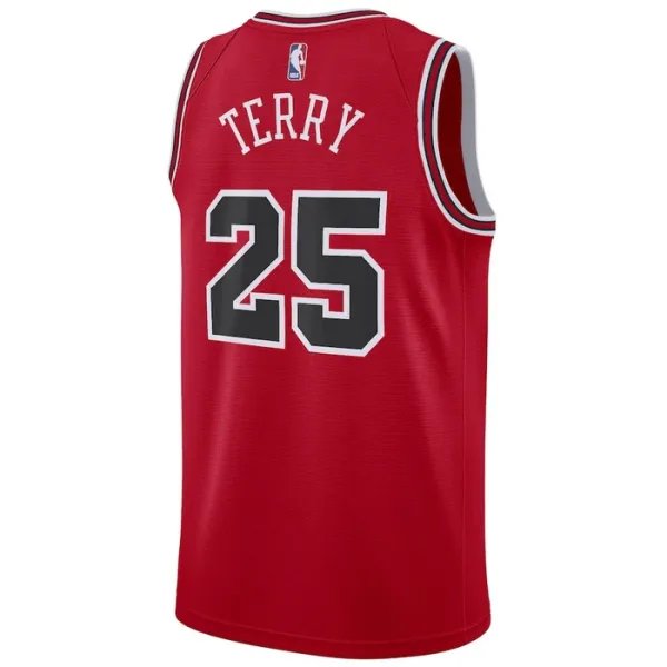 Nike Muški Dres Chicago Bulls Dalen Terry 25 Icon Edition Swingman Crvena