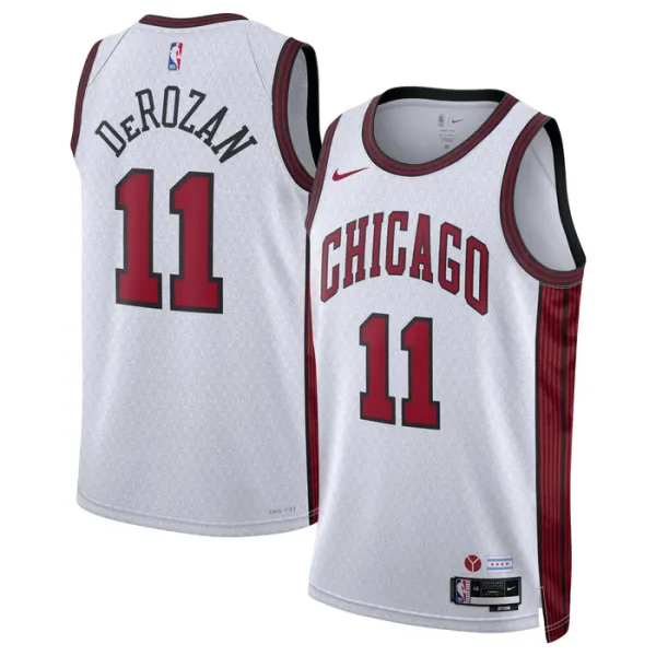 Nike Muški Dres Chicago Bulls Demar Derozan 11 City Edition 2022/23 Swingman Bijela Nike Muški Dres Chicago Bulls Demar Derozan 11 City Edition 2022/23 Swingman Bijela