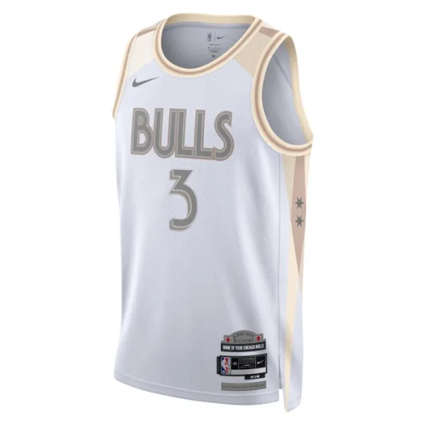 Nike Muški Dres Chicago Bulls Josh Giddey City Edition 2024/25 Swingman Bijela