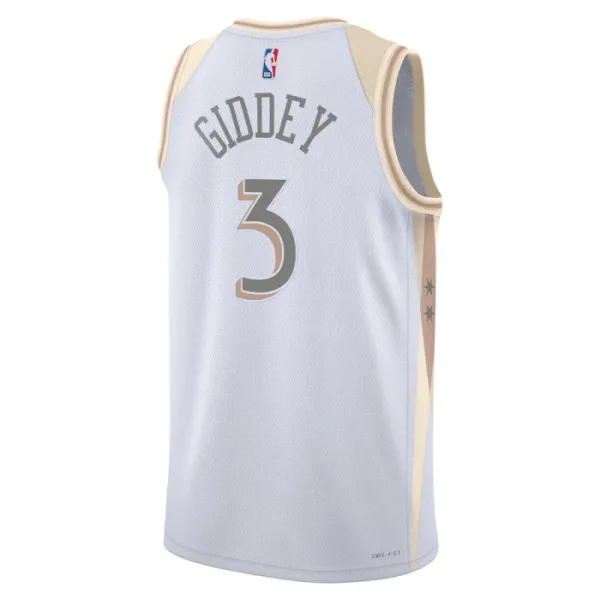 Nike Muški Dres Chicago Bulls Josh Giddey City Edition 2024/25 Swingman Bijela