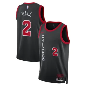 Nike Muški Dres Chicago Bulls Lonzo Ball City Edition 2023/24 Swingman Crna