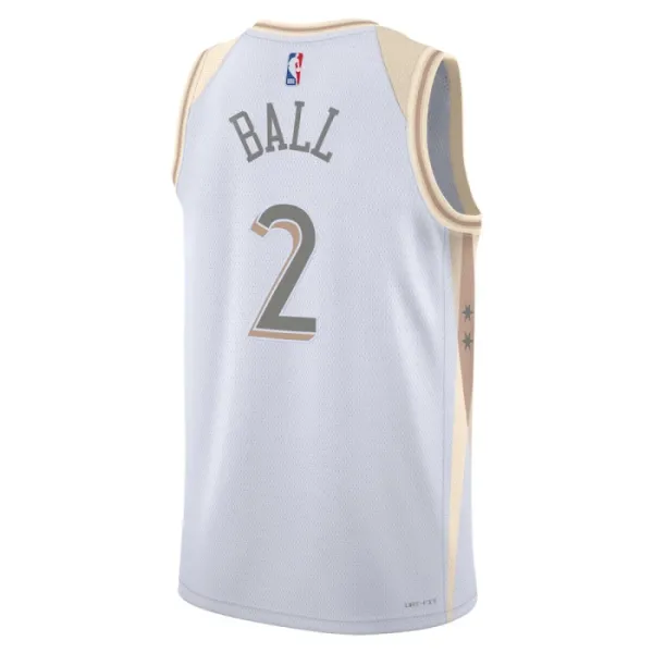 Nike Muški Dres Chicago Bulls Lonzo Ball City Edition 2024/25 Swingman Bijela