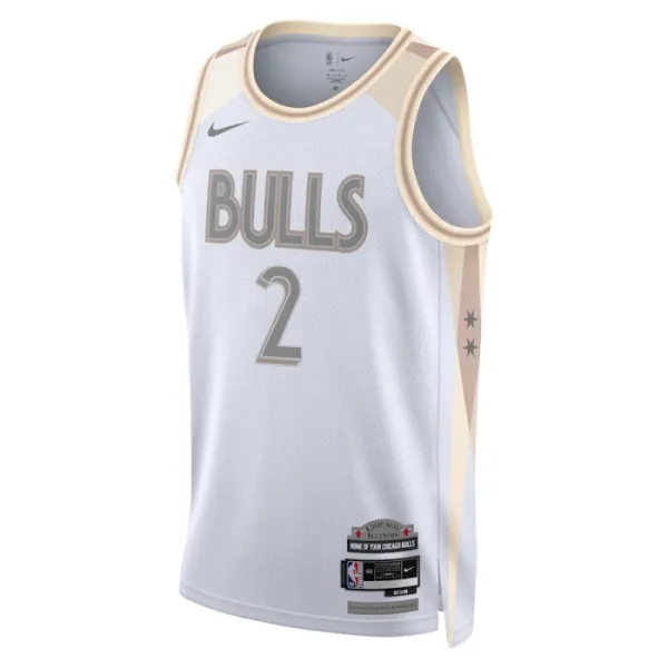 Nike Muški Dres Chicago Bulls Lonzo Ball City Edition 2024/25 Swingman Bijela
