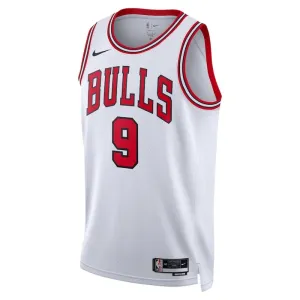 Nike Muški Dres Chicago Bulls Nikola Vucevic 9 Association Edition Swingman Bijela