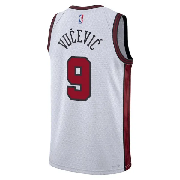 Nike Muški Dres Chicago Bulls Nikola Vucevic 9 City Edition 2022/23 Swingman Bijela