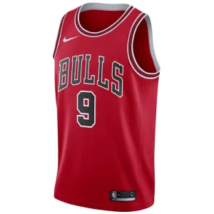 Nike Muški Dres Chicago Bulls Nikola Vucevic 9 Icon Edition Swingman Crvena