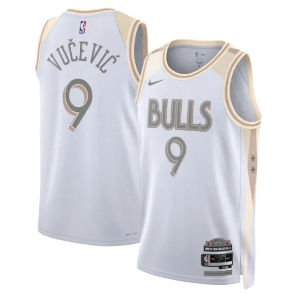 Nike Muški Dres Chicago Bulls Nikola Vucevic City Edition 2024/25 Swingman Bijela Nike Muški Dres Chicago Bulls Nikola Vucevic City Edition 2024/25 Swingman Bijela