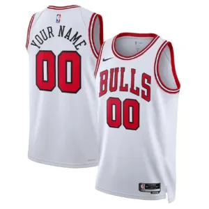 Nike Muški Dres Chicago Bulls Personalizacija Association Edition Swingman Bijela