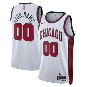 Nike Muški Dres Chicago Bulls Personalizacija City Edition 2022/23 Swingman Bijela