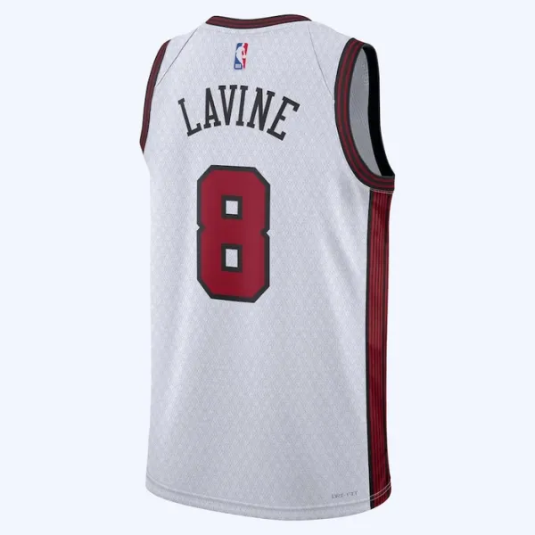 Nike Muški Dres Chicago Bulls Zach Lavine 8 City Edition 2022/23 Swingman Bijela