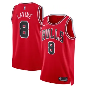 Nike Muški Dres Chicago Bulls Zach Lavine 8 Icon Edition Swingman Crvena