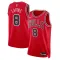 Nike Muški Dres Chicago Bulls Zach Lavine 8 Icon Edition Swingman Crvena