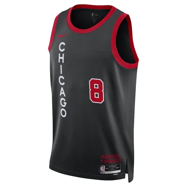 Nike Muški Dres Chicago Bulls Zach LaVine City Edition 2023/24 Swingman Crna
