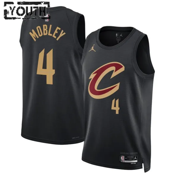 Dječji Dres Cleveland Cavaliers Jordan Evan Mobley 4 Statement Edition Swingman Crna Dječji Dres Cleveland Cavaliers Jordan Evan Mobley 4 Statement Edition Swingman Crna