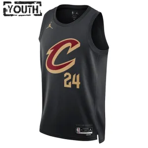 Dječji Dres Cleveland Cavaliers Jordan Lauri Markkanen 24 Statement Edition Swingman Crna