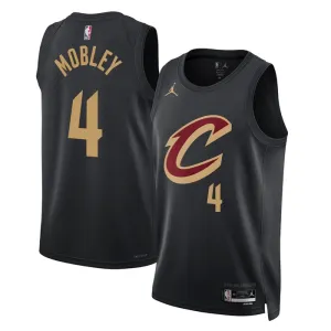 Muški Dres Cleveland Cavaliers Jordan Evan Mobley 4 Statement Edition Swingman Crna