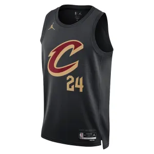 Muški Dres Cleveland Cavaliers Jordan Lauri Markkanen 24 Statement Edition Swingman Crna