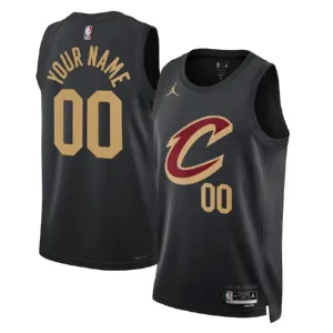 Muški Dres Cleveland Cavaliers Jordan Personalizacija Statement Edition Swingman Crna