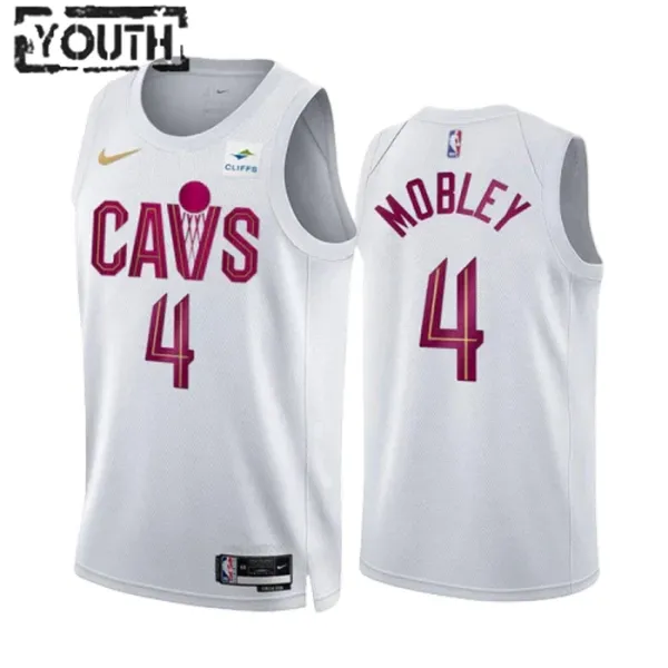 Nike Dječji Dres Cleveland Cavaliers Evan Mobley 4 Association Edition Swingman Bijela Nike Dječji Dres Cleveland Cavaliers Evan Mobley 4 Association Edition Swingman Bijela