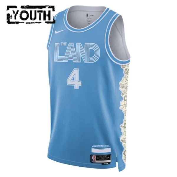Nike Dječji Dres Cleveland Cavaliers Evan Mobley City Edition 2024/25 Swingman Plava