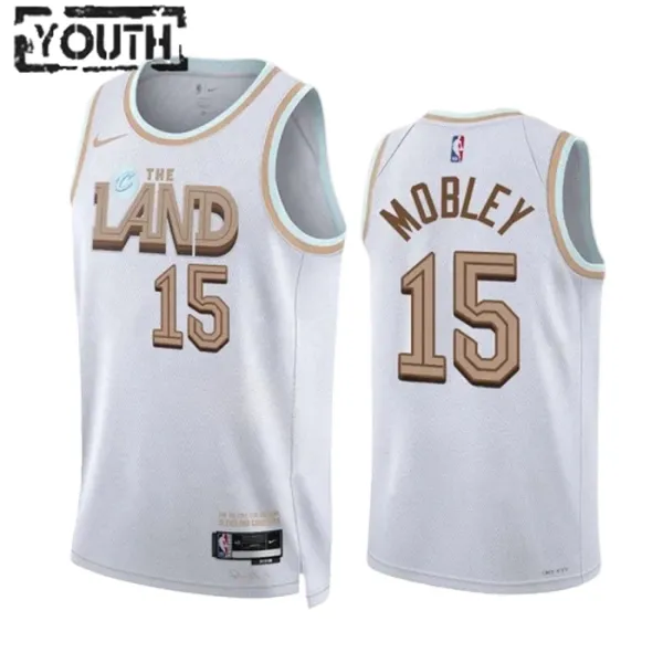Nike Dječji Dres Cleveland Cavaliers Isaiah Mobley 15 City Edition 2022/23 Swingman Bijela Nike Dječji Dres Cleveland Cavaliers Isaiah Mobley 15 City Edition 2022/23 Swingman Bijela