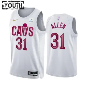 Nike Dječji Dres Cleveland Cavaliers Jarrett Allen 31 Association Edition Swingman Bijela