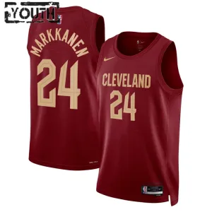 Nike Dječji Dres Cleveland Cavaliers Lauri Markkanen 24 Icon Edition Swingman