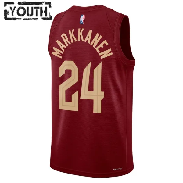 Nike Dječji Dres Cleveland Cavaliers Lauri Markkanen 24 Icon Edition Swingman