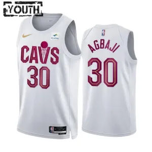 Nike Dječji Dres Cleveland Cavaliers Ochai Agbaji 30 Association Edition Swingman Bijela