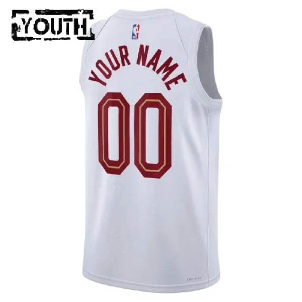 Nike Dječji Dres Cleveland Cavaliers Personalizacija Association Edition Swingman Bijela