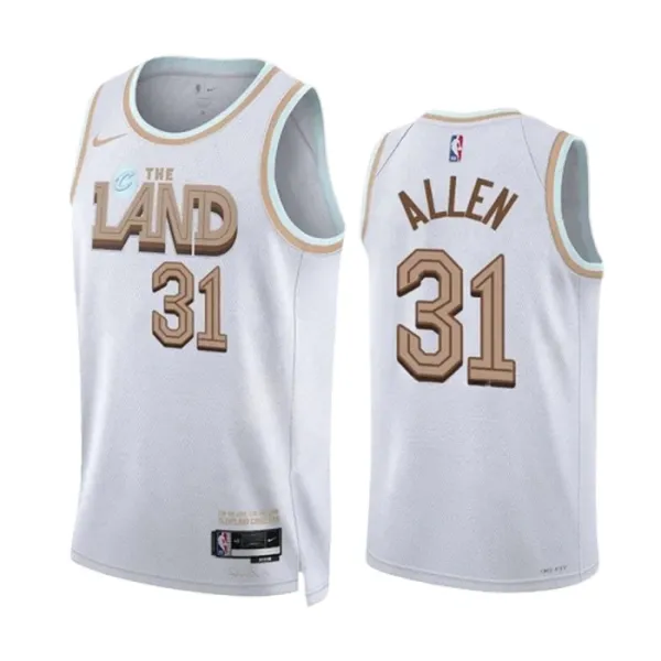Nike Muški Dres Cleveland Cavaliers Jarrett Allen 31 City Edition 2022/23 Swingman Bijela Nike Muški Dres Cleveland Cavaliers Jarrett Allen 31 City Edition 2022/23 Swingman Bijela