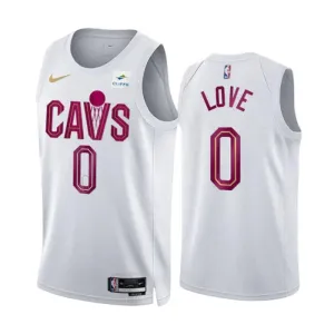 Nike Muški Dres Cleveland Cavaliers Kevin Love 0 Association Edition Swingman Bijela