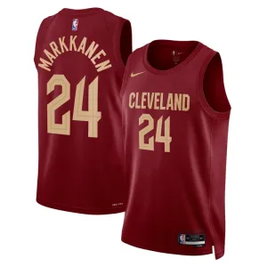 Nike Muški Dres Cleveland Cavaliers Lauri Markkanen 24 Icon Edition Swingman