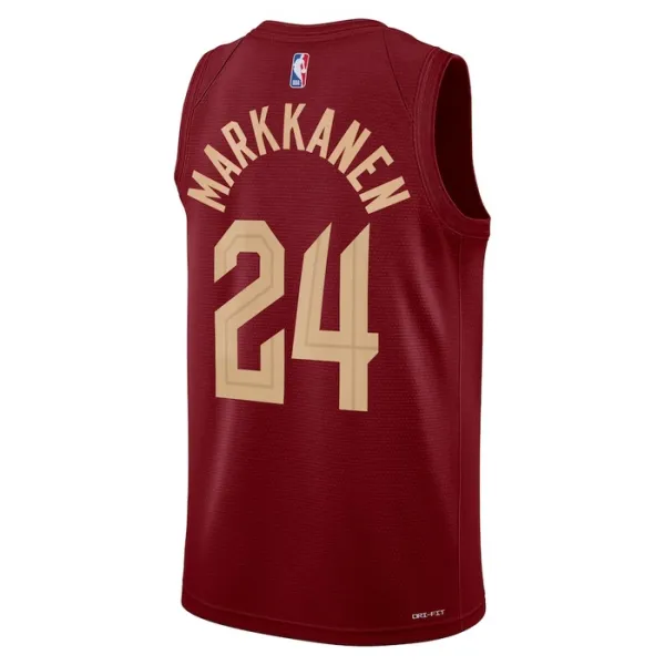Nike Muški Dres Cleveland Cavaliers Lauri Markkanen 24 Icon Edition Swingman