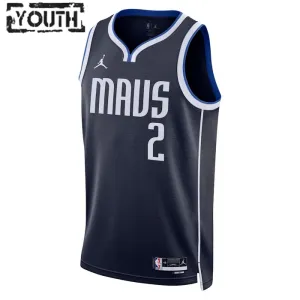 Dječji Dres Dallas Mavericks Jordan Kyrie Irving 2 Statement Edition Swingman Navy