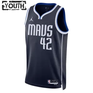 Dječji Dres Dallas Mavericks Jordan Maximilian Kleber 42 Statement Edition Swingman Navy