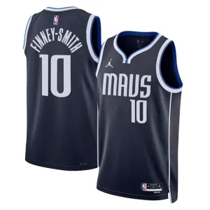 Muški Dres Dallas Mavericks Jordan Dorian Finney-Smith 10 Statement Edition Swingman Navy