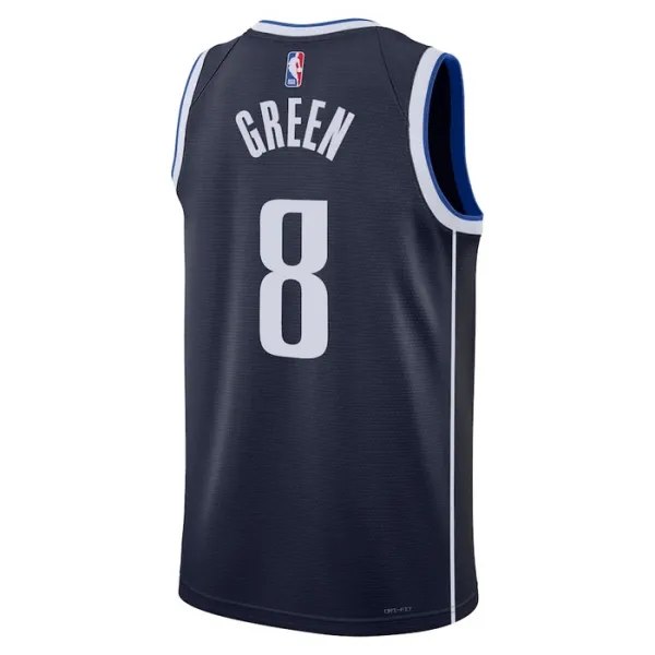 Muški Dres Dallas Mavericks Jordan Josh Green 8 Statement Edition Swingman Navy