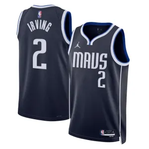 Muški Dres Dallas Mavericks Jordan Kyrie Irving 2 Statement Edition Swingman Navy