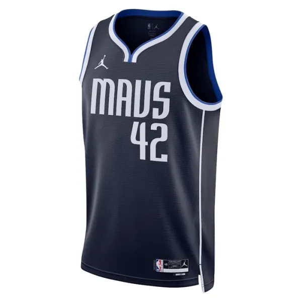 Muški Dres Dallas Mavericks Jordan Maximilian Kleber 42 Statement Edition Swingman Navy