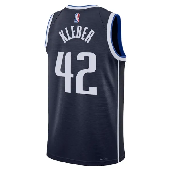 Muški Dres Dallas Mavericks Jordan Maximilian Kleber 42 Statement Edition Swingman Navy