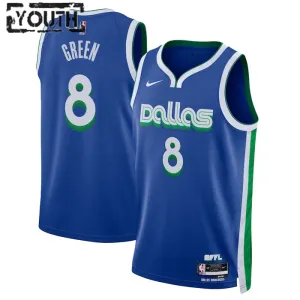 Nike Dječji Dres Dallas Mavericks Josh Green 8 City Edition 2022/23 Swingman Plava