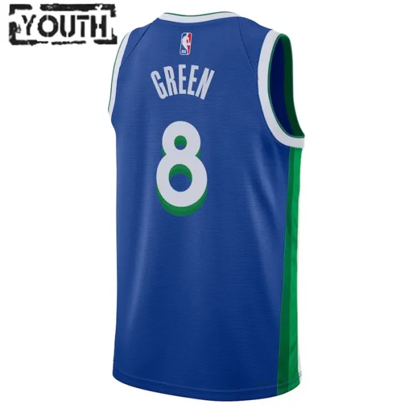 Nike Dječji Dres Dallas Mavericks Josh Green 8 City Edition 2022/23 Swingman Plava